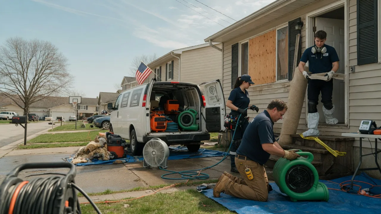 Water Damage Restoration in Middletown, IA near me